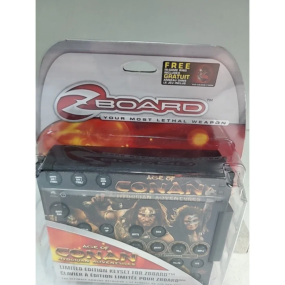 ZBoard Age of Conan Hydorian Limited Edition Gaming Keyset New Schwarzenegger